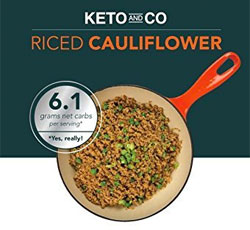 Dry Riced Cauliflower - Just Cook for 15 Minutes