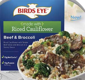 Beef and Broccoli Riced Cauliflower - Frozen