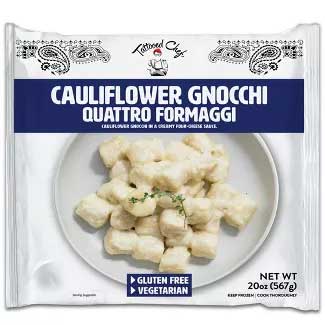 Tattooed Chef 4-Cheese Cauliflower Gnocchi