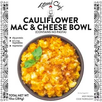 Tattooed Chef Cauliflower Mac and Cheese Bowl