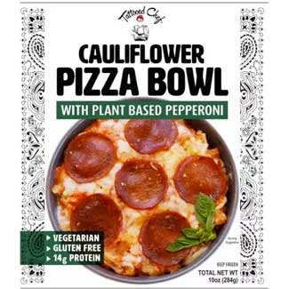 Tattooed Chef Cauliflower Pizza Bowl  - Cauliflower Frozen Meals