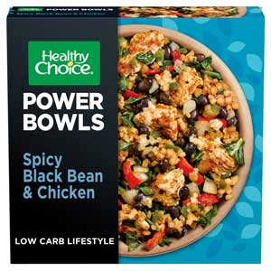 Power Bowl with Spicy Black Beans and Chicken