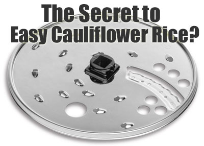 Easy Cauliflower Rice Shredded for Food Processor