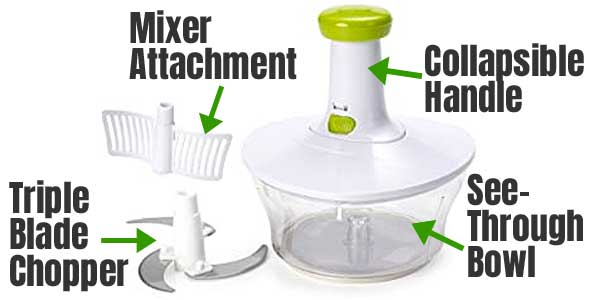Food Chopper Attachments for Making Riced Cauliflower