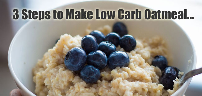How to Make Low Carb Oatmeal with Cauliflower Rice