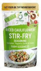 Stir Fry Seasoning for Cauliflower Rice, Low Calorie and Low Carb